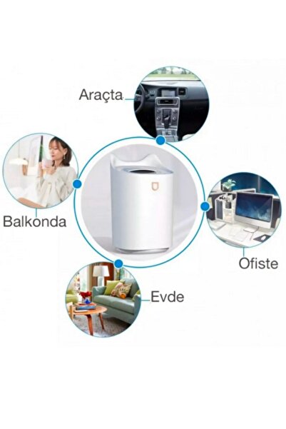 M90 Büyük Boy Hava Nemlendirici Buhar Makinesi 3300 Ml Işıklı Ambians Yedek Filtre Hediyeli