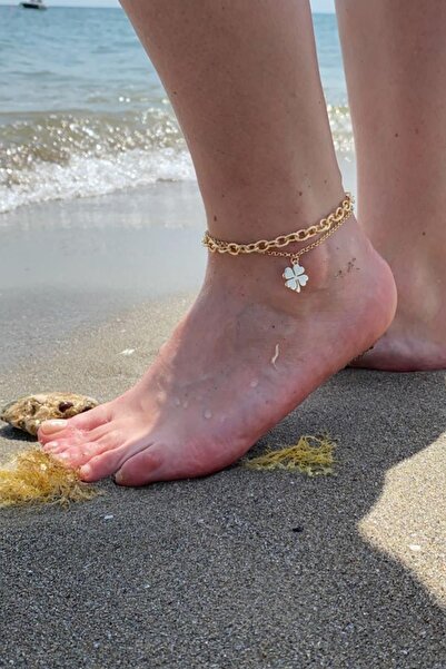 Modex Yonca Detaylı Zincir Halhal