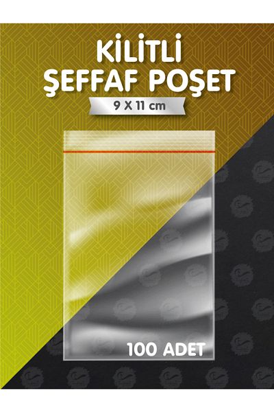 t tuğset etiket Lock Bag 9x11 Cm 100 Pack Transparent Lock Bag Henna Cookie Nuts Bag-T979
