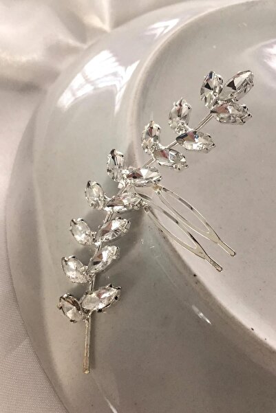 Modex Ασημί Χρώμα Νυφική ​​Αγκράφα