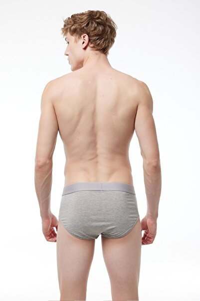 Malabadi Men's Gray Modal 5-Piece Slip Panties Set - 052