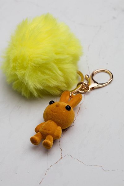Modex Yellow Plush Tedy Keychain