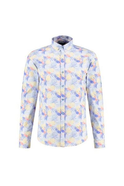 Sarar Men's Blue Cotton Interview Shirt