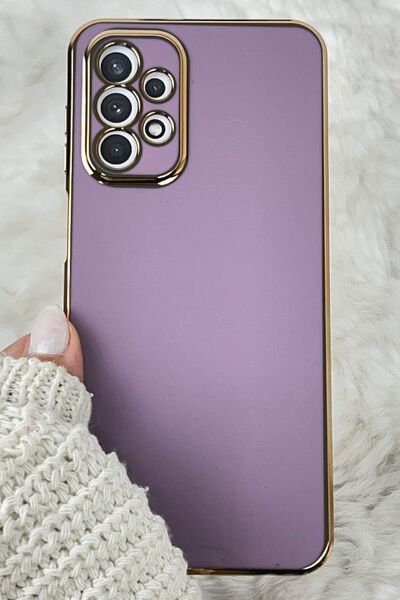 Vip Case Samsung A13 4g - حافظة من السيليكون المقاوم للأوساخ والقابلة للمسح لحماية الكاميرا اللامعة