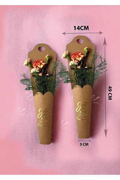 t tuğset etiket Çiçek Gül Kutusu Tekli Gül Kutusu Çiçek Ambalaj Kurdeleli Çanta 6 Adet Kraft-t904