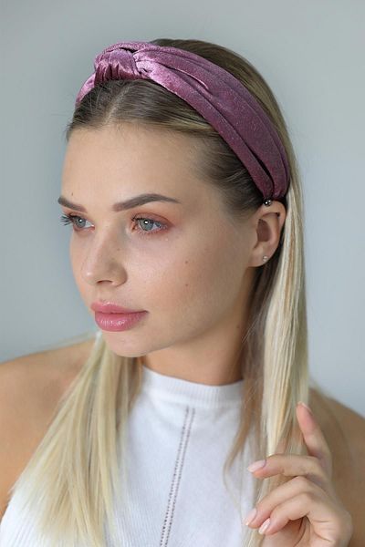 Modex Dried Rose Vintage Velvet Women's Crown