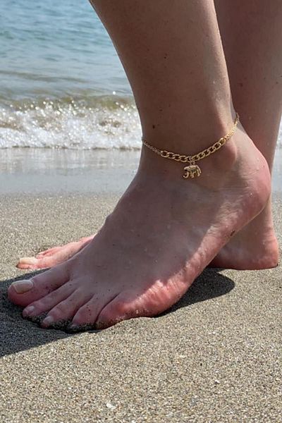 Modex Elephant Figured Chain Anklet