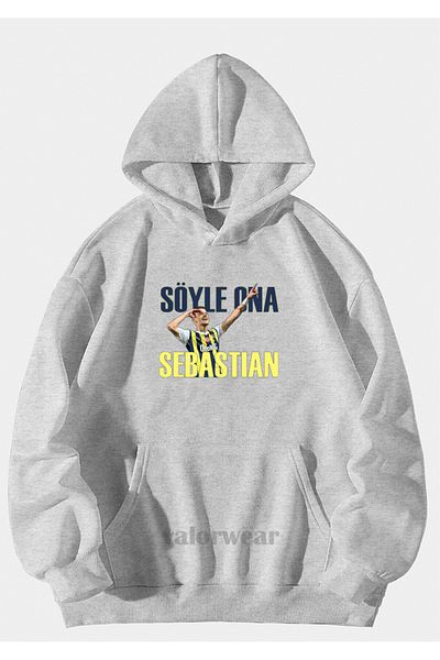 DWN WEAR Φούτερ με κουκούλα με κουκούλα με στάμπα Sebastian