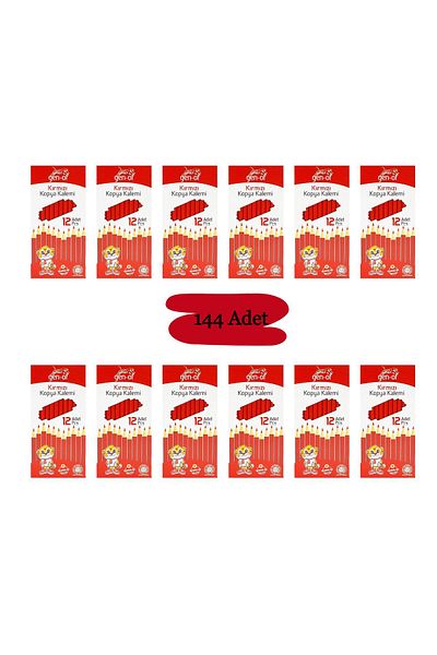 Gen-Of 144 Pieces Round Red Copy Pen