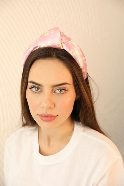 Modex Pink Daisy Patterned Crown
