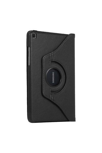 Smart Tech Samsung Galaxy Tab S6 Lite Sm P610 10.4 Inç Döner Standlı Tablet Kılıfı Siyah