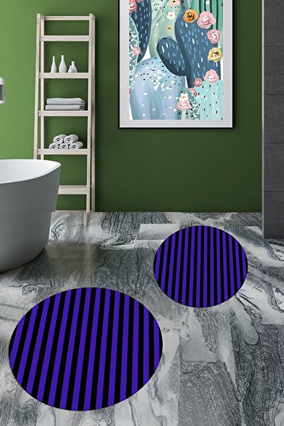 EY HOME Ψηφιακό πλενόμενο αντιολισθητικό μοντέρνο σετ δύο στρώματος μπάνιου μ...