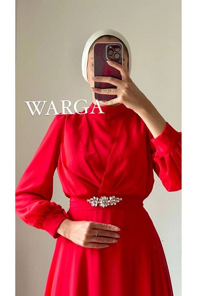 W WARGA Chiffon Dress