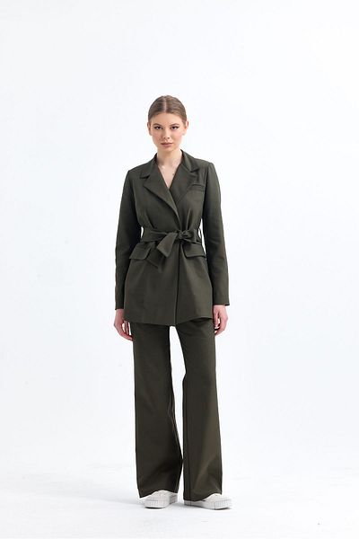 Tangül&Ali'S Moda Evi Khaki Blazer Jacket Trousers Set