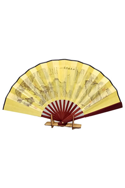 Dünyadan Hediyeler Çin Bambu Kraft Kağıt Yelpaze Orta Çanta Boy No.10