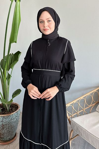 InStyle أسود Ferace - أكمام مفصلة