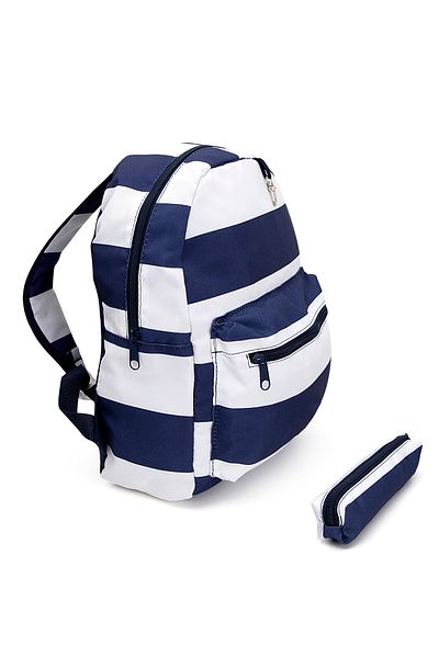 GNC DESİGN 0-8 Years Old Children's Backpack - Denim Denim, Pen Holder, Kindergarten-Nursery