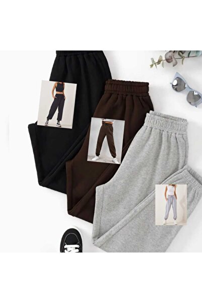 yg ydn giyim Τριπλό Fit Jogger Sweatpants-μαύρο-γκρι-σκούρο μπλε-unisex