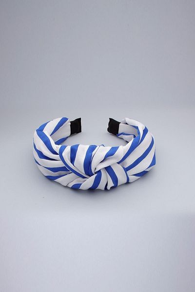 Modex Blue and White Striped Crown