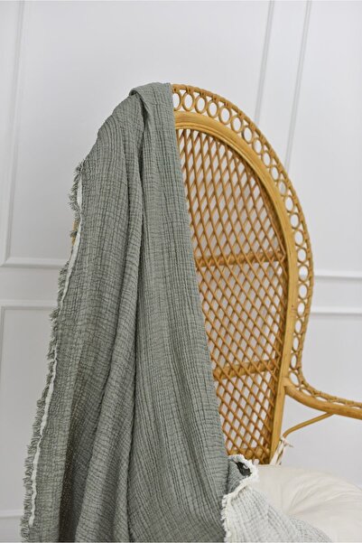 Natural Γνωρίστε το Maya Battal Boy Κάλυμμα διπλής όψης 100% βαμβακερή μουσελίνα 230x250 cm