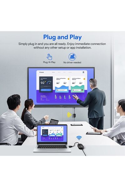LivX Edup HDMI Kablosuz Bağlantı Kiti Eş Zamanlı Görüntü Aktarımı Transmitter EH-WD9905