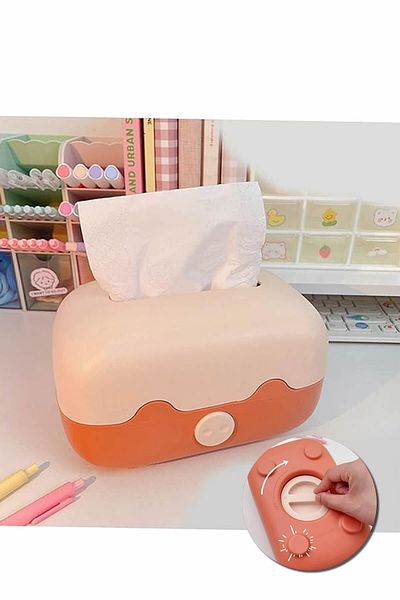 ARVALE Practical Plastic Napkin Holder - Easy Access and Stylish Design with Flip Sleeve