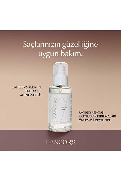 LANCOR'S Elektriklenme Karşıtı Mükemmel Düz Pürüzsüzleştirici Keratin Serum 1...