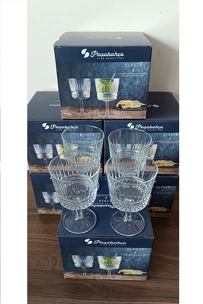 Paşabahçe PASHABAHÇE 4-PIECE ELYSIA MAGNOLIA BOWL PRESENTATION CUP 260CC440455