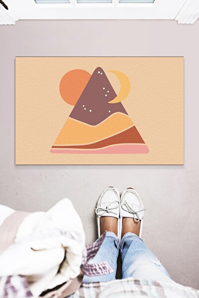 Buket Home بساط باب أمامي للديكور الداخلي والخارجي متعدد الأغراض من الهرم مقا...