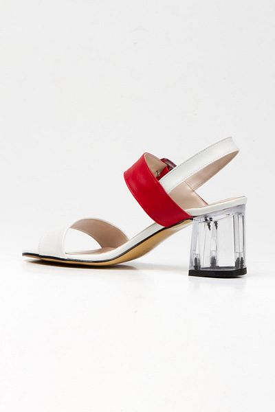 UYG Rainbow Transparent Women's Summer Soft Sandals