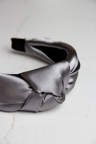 Modex Gray Satin Knot Crown