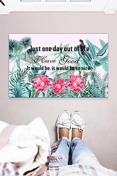 Buket Home سجادة باب متعددة الأغراض للديكور الداخلي والخارجي في يوم واحد فقط ...