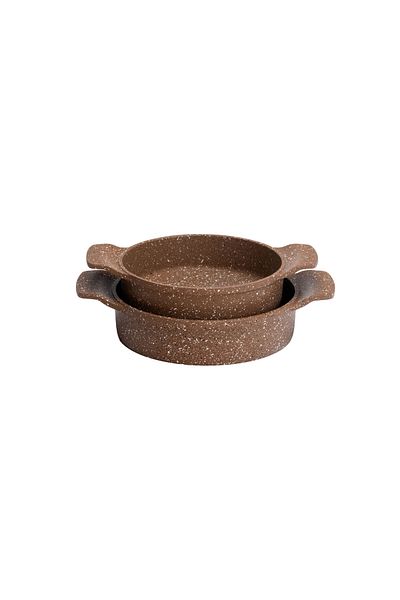 Cem 16cm and 18cm Deep Cast Iron Sahan Set