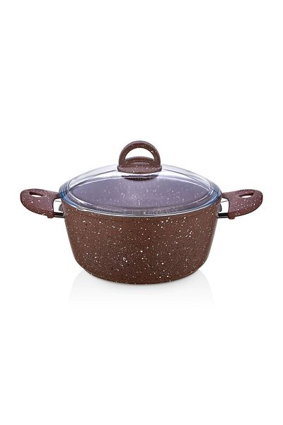 SAFLON Sf3628gr Granite Line 28 Cm Deep Pot 7 Liters