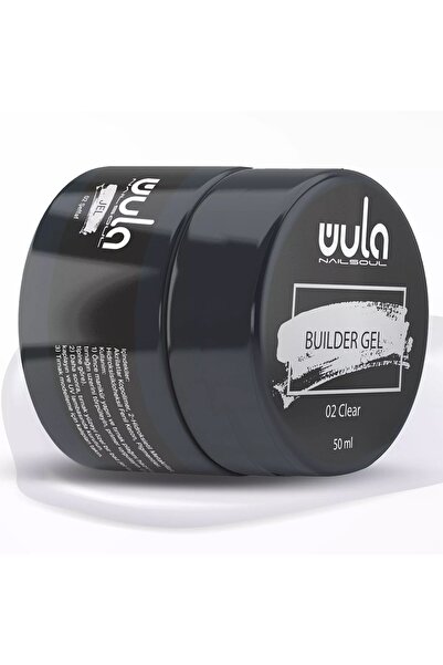 Wula Nailsoul Protez Tırnak Jeli Builder 50ml Clear 02