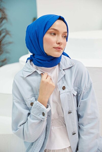 Organic Scarfs Eșarfă Hijab Bambus Şal Culoare Maro Amar