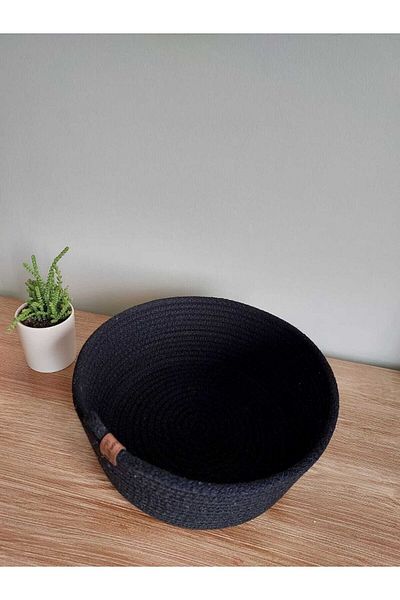 Secem Boutique Bread Bowl, Bread Basket, Handmade Basket, Jute Basket, Wicker Basket