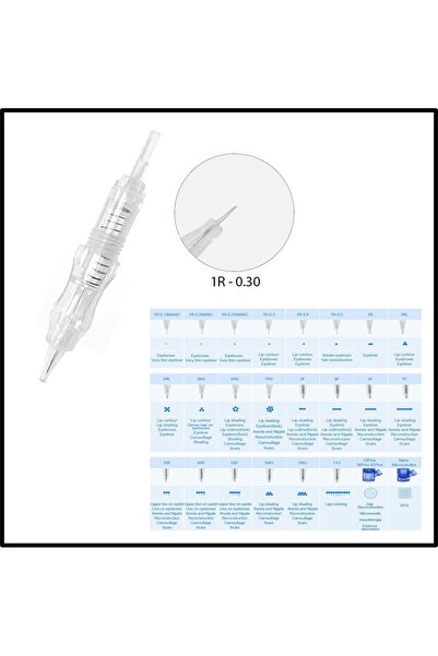 Genel Markalar MEDAY VİDALI KALICI MAKYAJ İĞNESİ 1R 0,30MM 10ADET
