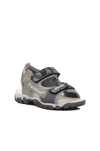 AYAKMOD Boy's Camouflage Gray Sandals - 24-410-P