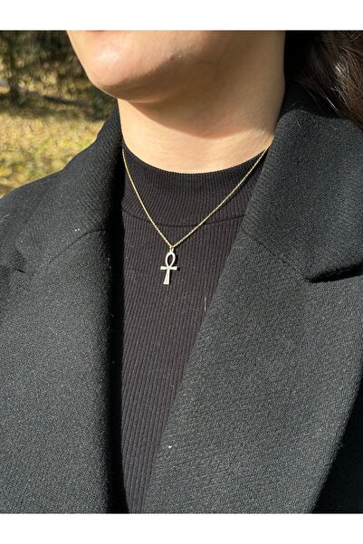 Işıltı Silver Antik Mısır Ankh Kolye