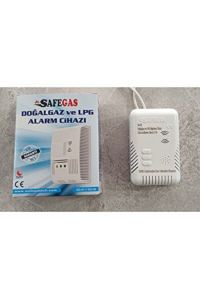 SAFEGAS Gaz Alarm Cihazı Doğalgaz Lpg Dedektörü SG 03 - Igdaş Gazmer Onaylı Y...