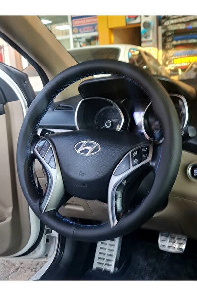 gürler oto kılıf ve aksesuar Hyundai I30 Uyumlu Dikmeli Direksiyon Kılıfı Nok...