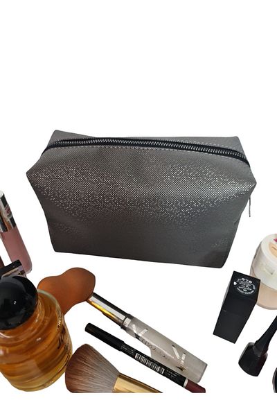 Gloria Large Size Travel Type - Glitter Patterned Makeup Bag Organizer