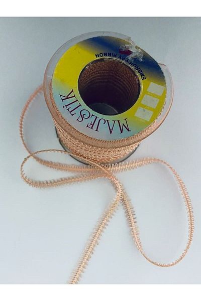 Majestik Pıtırcık Hand Embroidered Ribbon. 5 Meters. Color No:17.