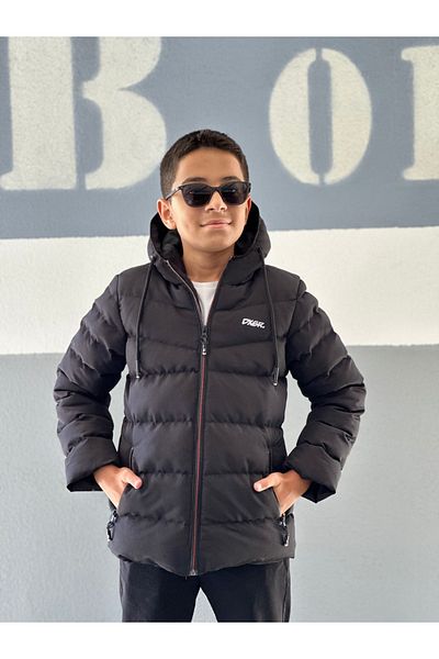 DOXGER Palton puf pentru copii de iarnă - Design confortabil și elegant