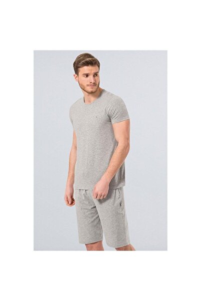 Cacharel 2169 Ανδρικό μπλουζάκι Modal O-Neck - Γκρι Μελανζέ