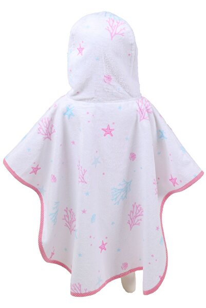 AİRYCOT Children's Poncho Towel Mermaid