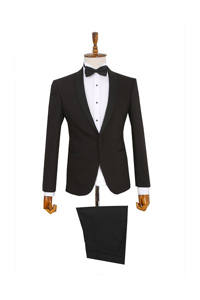 ACTUAL Black CLOTH Suit - 4027-3 Model 01