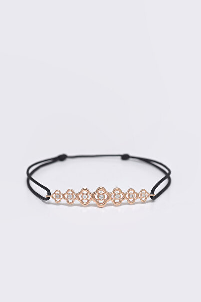 Mireille Collection Yonca Pırlanta Ve Altın Ip Bileklik