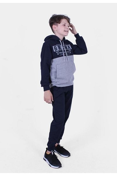 FYK COLLECTİON Σετ αθλητικής φόρμας 3 τεμαχίων διαφορετικών εμπριμέ για αγόρι